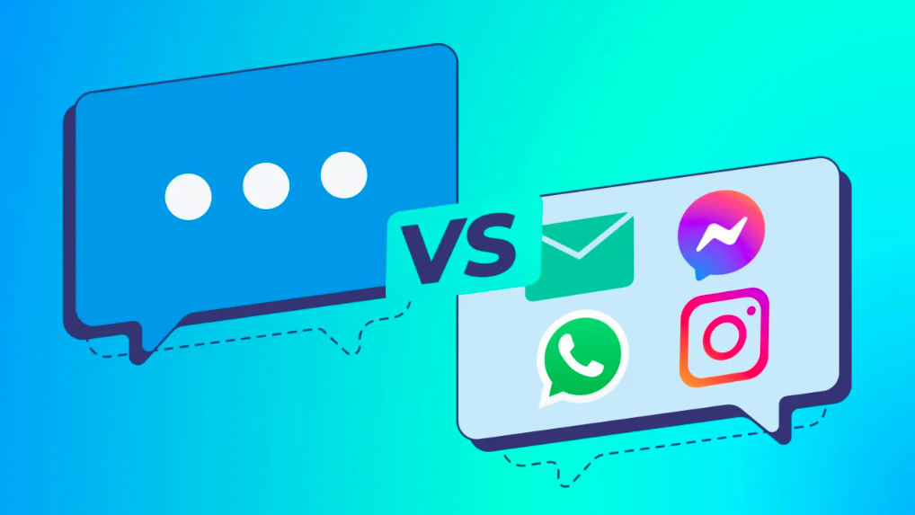 SMS with Email, Social Media, and Chat Platforms