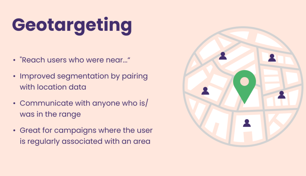 Geo-targeting and segmentation